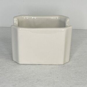 Vintage DCC USA China Ceramic Porcelain Sugar Packet Holder Caddy Bone Beige